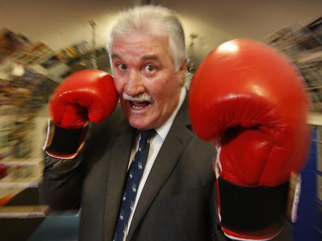 Australia Day awards Criminal lawyer Bernie Balmer is getting a gong for his good works for boxing. Bernie Balmer still packs a punch in the courtroom as well as the boxing ring at Melbourne Fight Club Flinders street.  Picture: David Caird