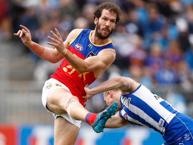 Darcy Fort was ‘really good’ against North Melbourne. Picture: Michael Willson / AFL Photos via Getty Images