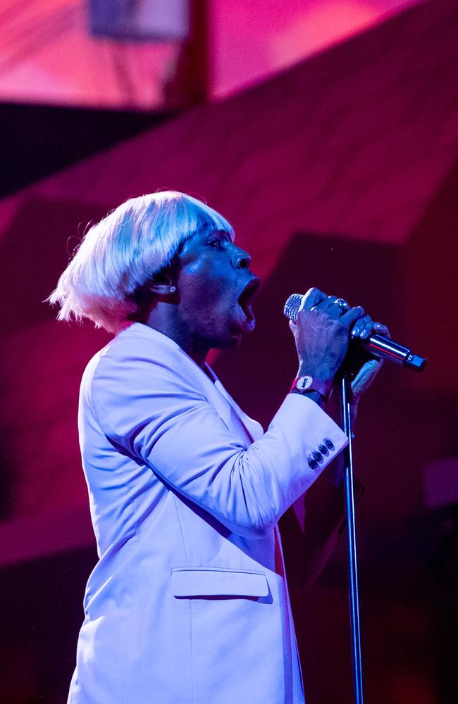 Grammy-winner Tyler, the Creator will perform at Splendour in the Grass’ rescheduled dates in October. Picture: Getty Images