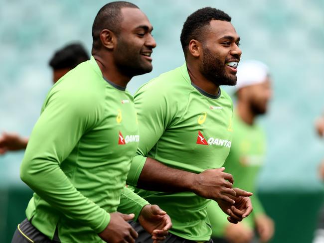 Wales V Wallabies; Supersized Centres Samu Kerevi And Tevita Kuridrani ...