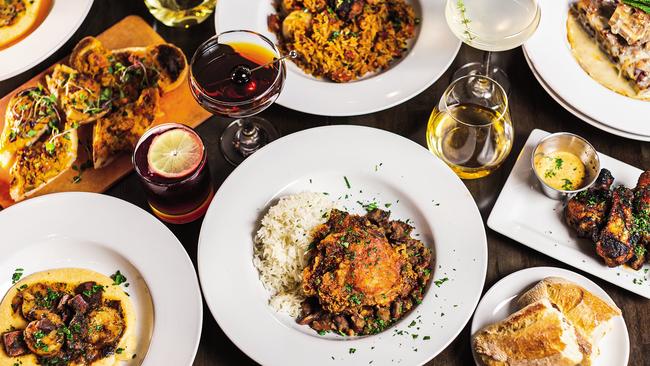 Louisiana-style dishes at Filé Gumbo. Picture: supplied.