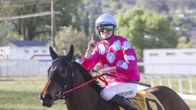 Apprentice Mitch Stapleford looks a good chance to take out the TAB Jockey Challenge at Dubbo. Picture: Bradley Photos