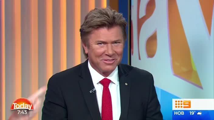 Richard Wilkins walks off set after Sylvia Jeffreys makes fun of his hair