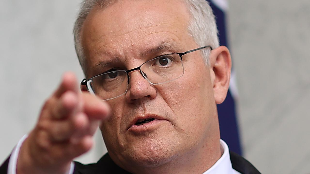 Scott Morrison has slammed a Liberal Nationals MP’s calls for parents to stop vaccinating children as “dangerous”.Picture: NCA NewsWire /Gary Ramage