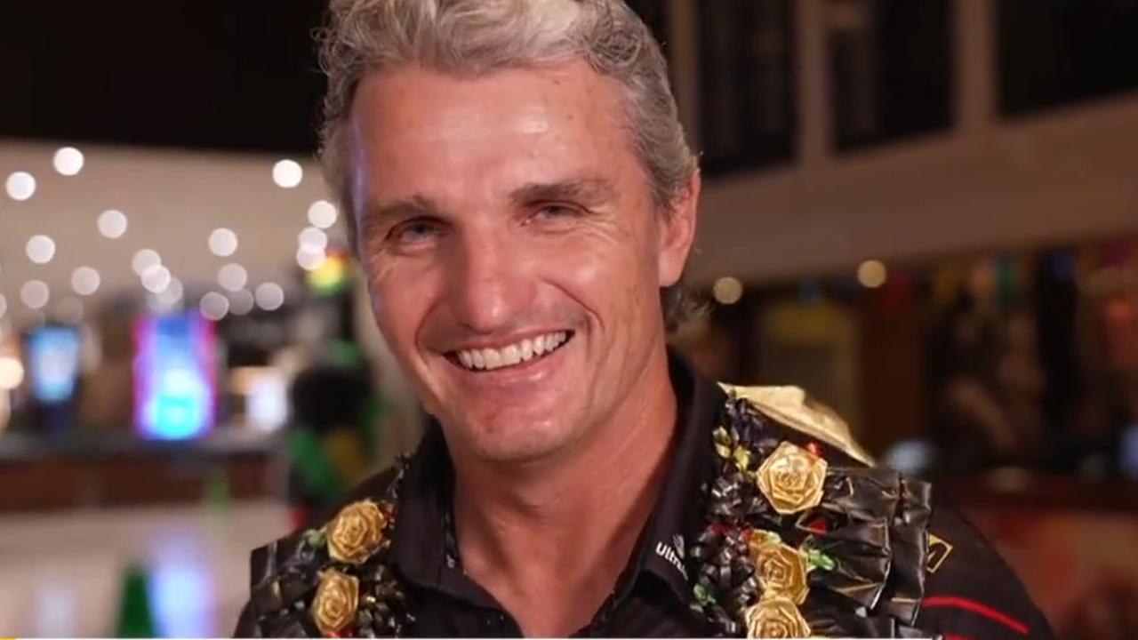 Proof Ivan Cleary can actually smile. Photo: Channel 9.