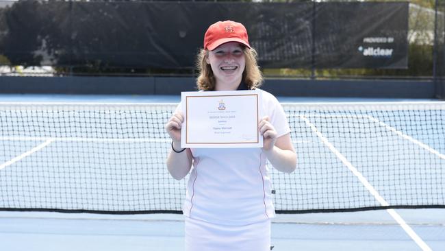 St Hilda's Tennis Awards: Gypsy Sherratt