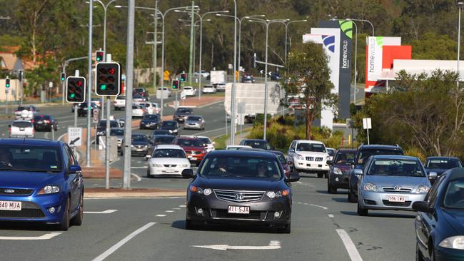 Traffic on Hope Island Road. File image.