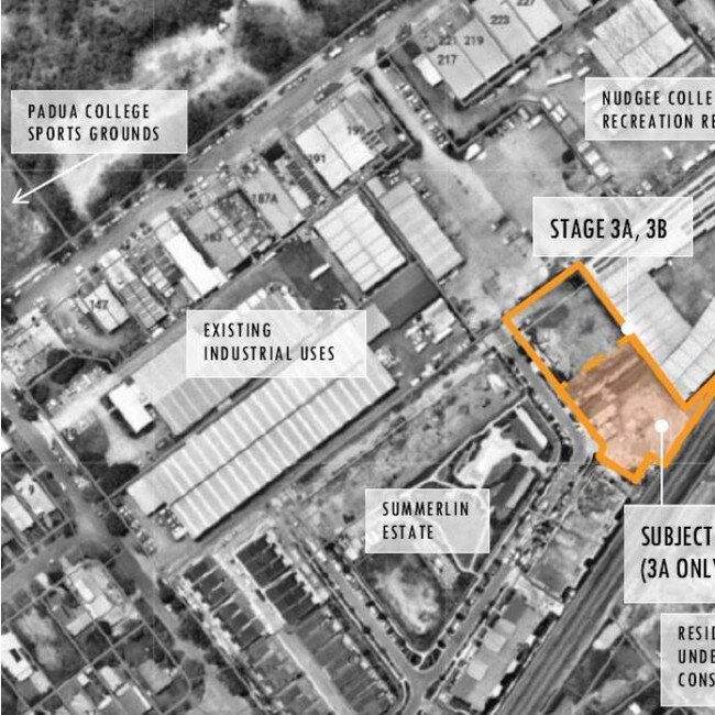 A development application has been lodged for multiple dwellings, located along the north- eastern site boundary at the end of Rochat Ave, Banyo – in North Brisbane. Photo – DA.