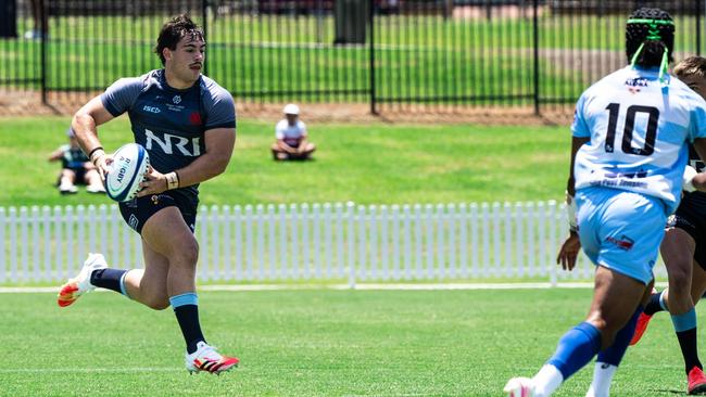 Zach Fittler on the burst for the NSW Waratahs U20s. Picture: Hugo Carr/NSW Waratahs