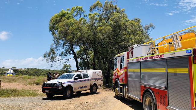 The RACQ Capricorn Rescue helicopter was tasked to the scene on Manns Rd at Emu Park.