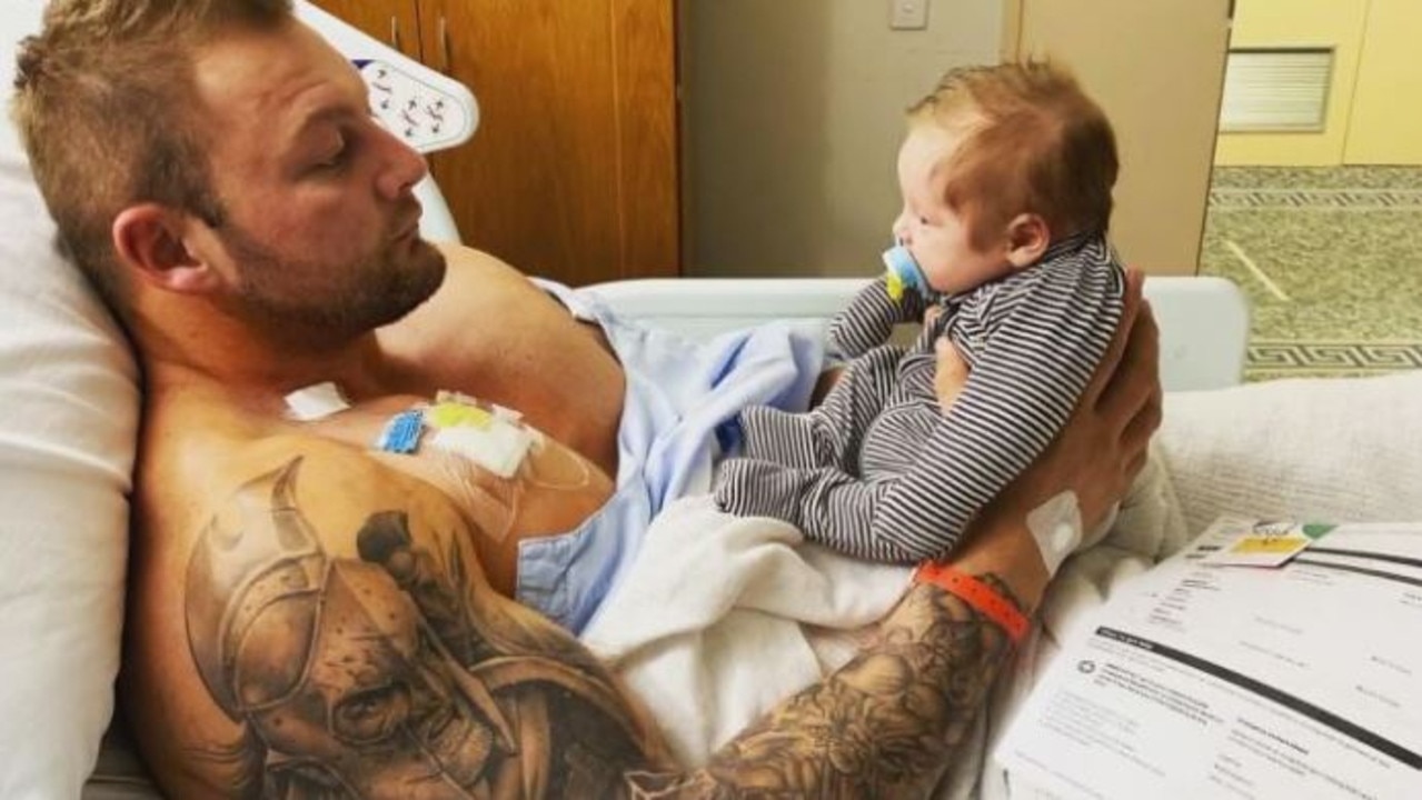 Brendan Nikolajew, an Australian Army veteran from Afghanistan who was diagnosed with terminal testicular cancer in November last year. Picture: GoFundMe