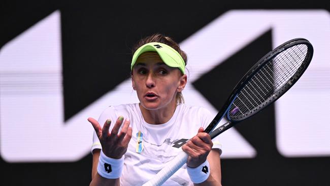 Ukraine's Lesia Tsurenko has hit out at trolls following her Australian Open exit. Picture: Getty