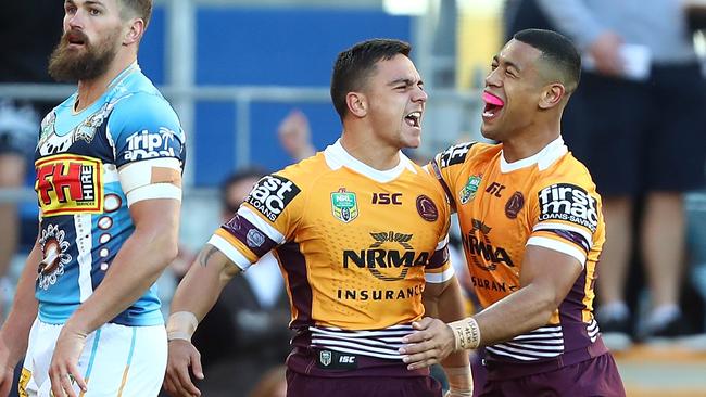 The Broncos earned a vital two competition points on the Gold Coast. (Photo by Chris Hyde/Getty Images)