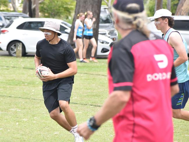 Action from the Red Rooster Junior Touch Carnival at Cyril Connell Fields, Rockhampton, on November 5, 2022.