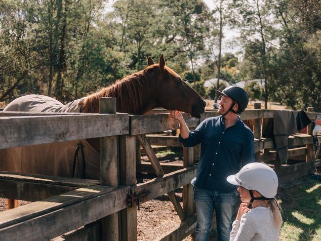 Horse riding at Launceston's Country Club Resort. For TasWeekend travel story. Picture: Supplied