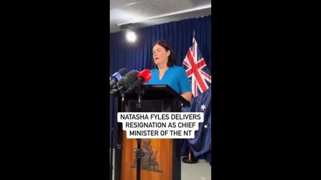 Natasha Fyles Fights Back Tears As She Delivers Resignation | The ...