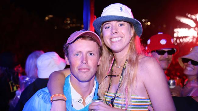 Max Davidson and Alex Davidson at the Out 2 Lunch Festival 2025 on Saturday at Broadwater Parklands Southport for Gold Coast at Large. Picture, Portia Large.