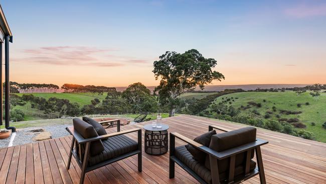 Sweeping views from the deck.