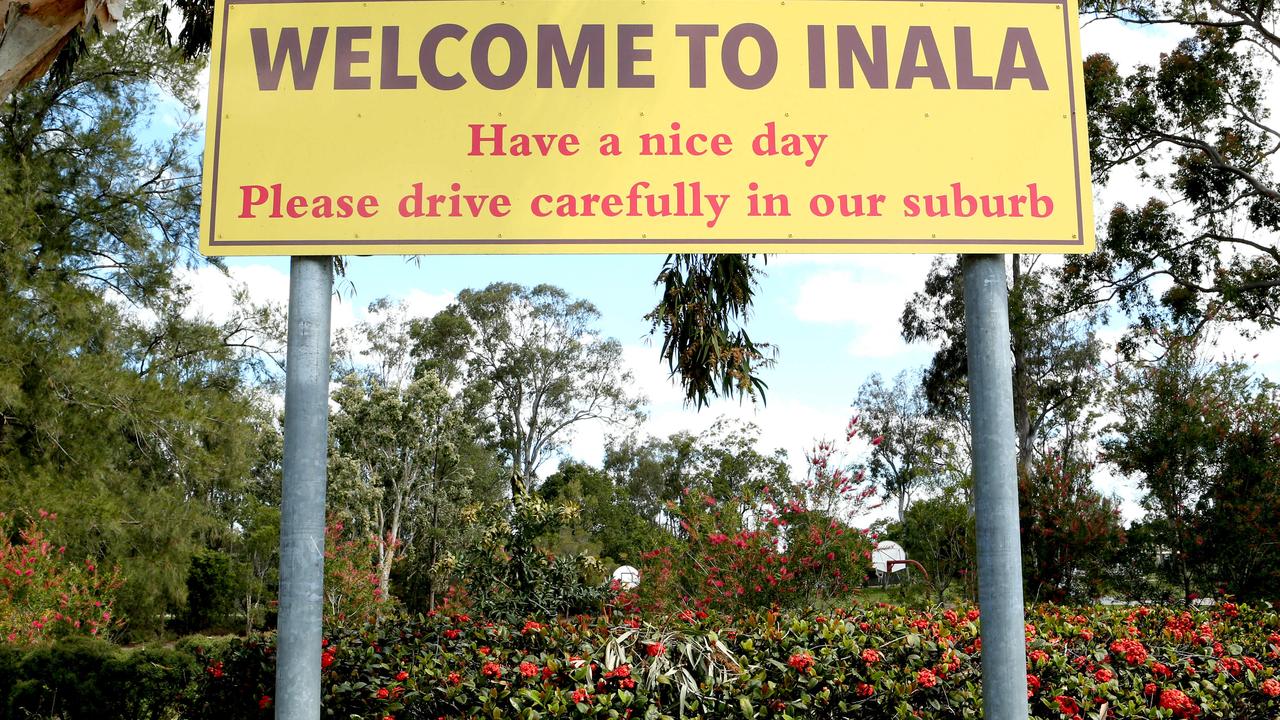 Welcome sign to Inala. Picture: Richard Walker