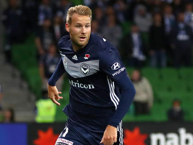 Melbourne Victory’s Swedish striker Ola Toivonen. Picture: AAP