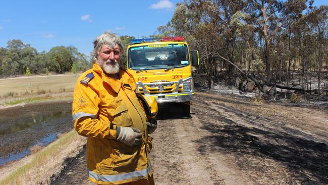 HELPING HAND: Rural Fire Brigade Group Officer Pedro Curr said the donation would be put towards improving communication equipment in trucks.