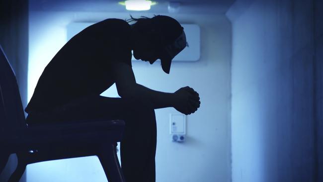 Depressed Person contemplating suicide. Thinkstock pic.