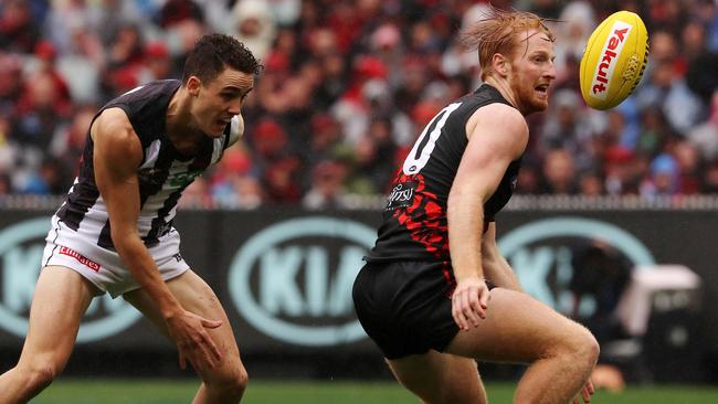 Aaron Francis in action on Anzac Day this year. Picture: Michael Klein