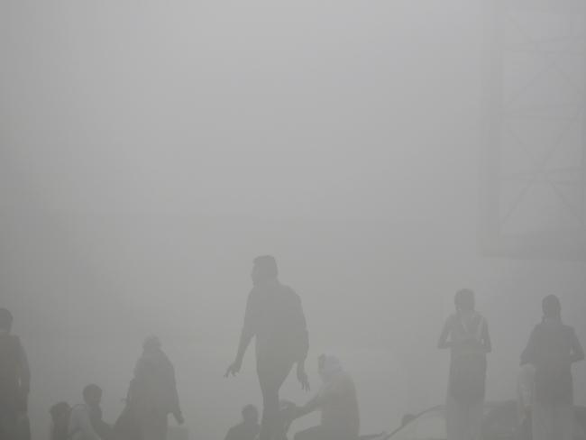 New Delhi has been suffering shocking pollution levels for two weeks. Picture: Altaf Qadri/AP