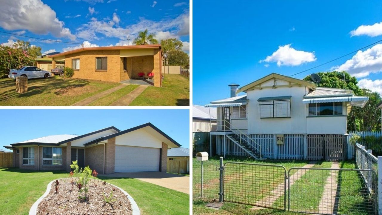 Properties to go to an unpaid rates auction. 4 Callaghan Street, Norman Gardens, 12 Diane Court, Gracemere and 54 Main Street, Park Avenue. 