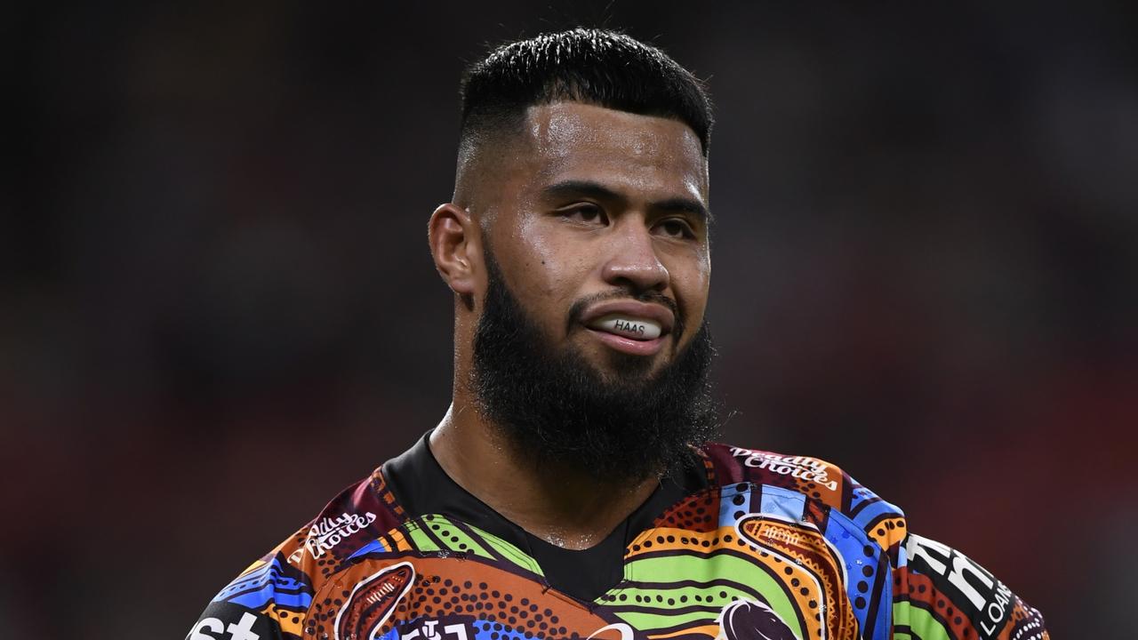 NRL 2022 RD12 Brisbane Broncos v Gold Coast Titans - Payne Haas Picture NRL Photos