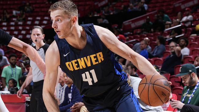 Melbourne United forward Jack White has excelled for the Denver Nuggets at this year's NBA Summer League in Las Vegas.