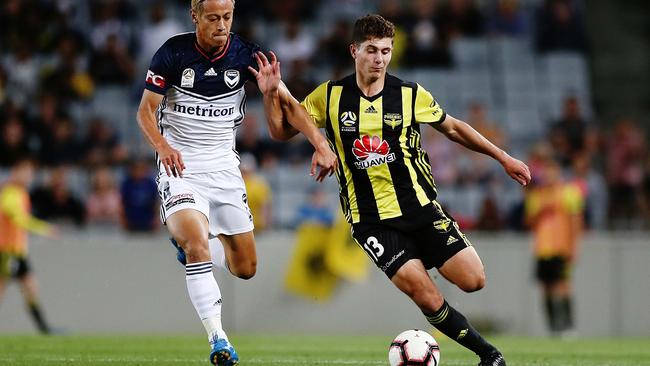 Wellington’s 18-year-old Liberato Cacace came through club’s reserves. Picture: Anthony Au-Yeung/Getty