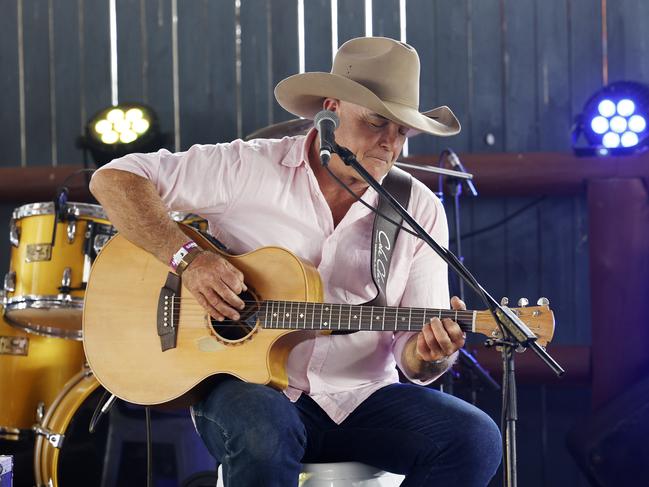 Country music legend James Blundell has put down his guitar and is instead playing his hand at growing industrial hemp at his Stanthorpe property. Picture: Brendan Radke