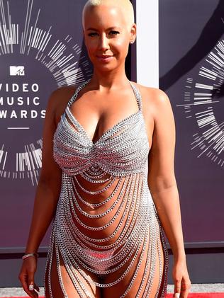 Amber Rose attends the 2014 MTV Video Music Awards.