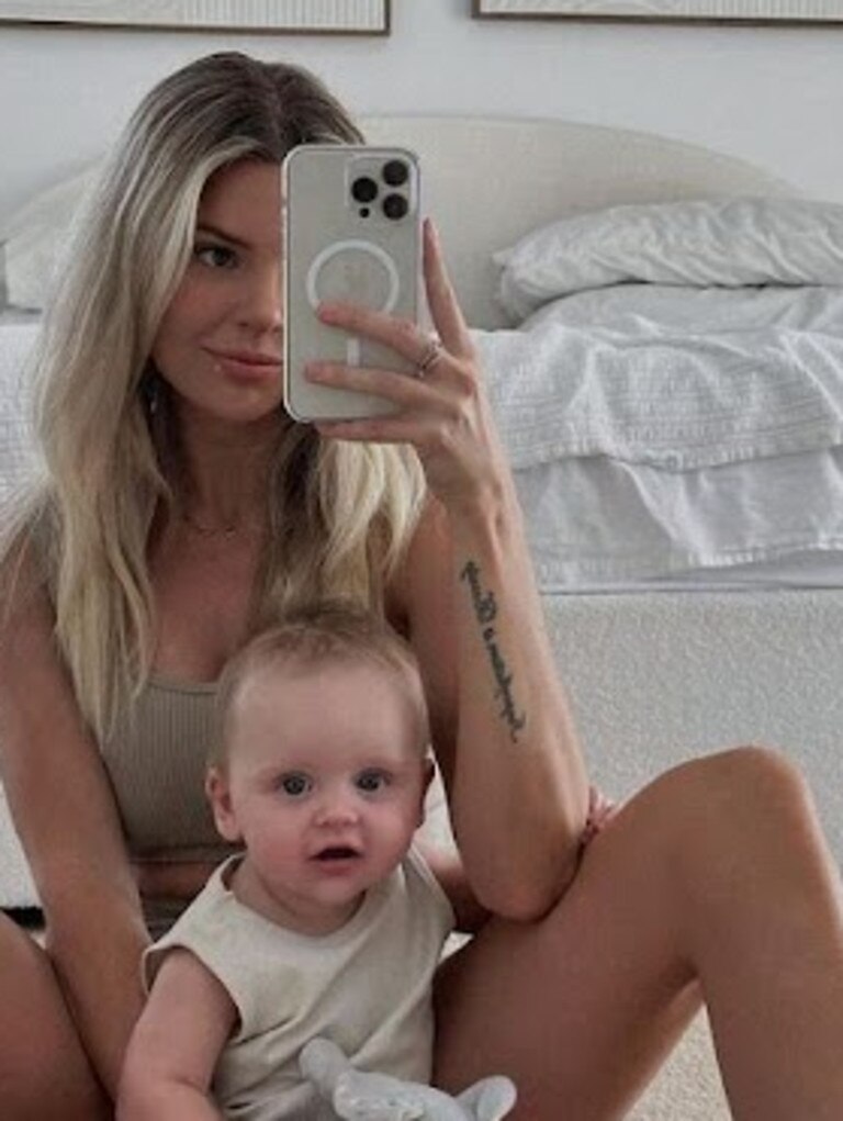 Kim often posts sweet snaps with her sons. Picture: Instagram