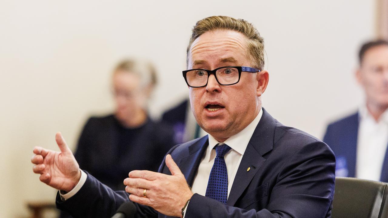 The Prime Minister is facing claims he had a direct line to former Qantas chief executive Alan Joyce for flight upgrades. Picture: NewsWire / Aaron Francis