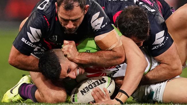 The referee’s authority will suffer on and off the field. Photo: AAP Image/Scott Barbour