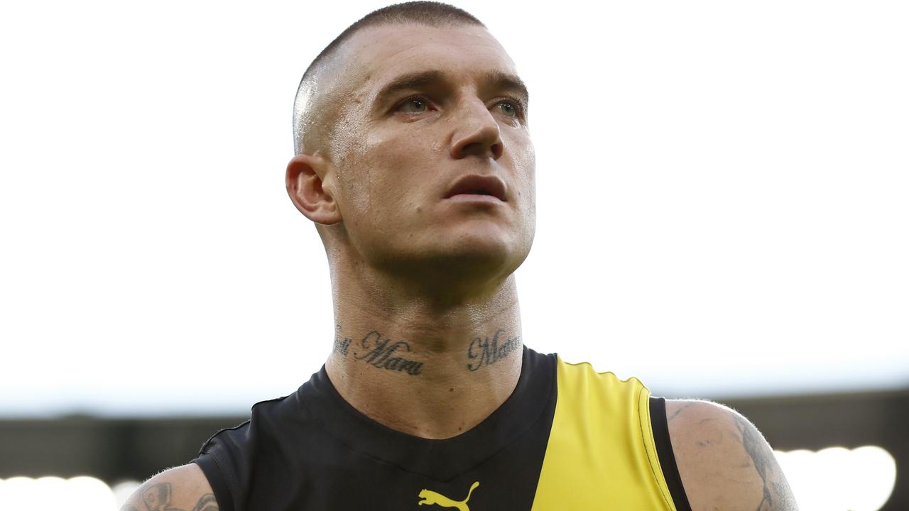 Dustin Martin has not spoken to the media about his future all year.
