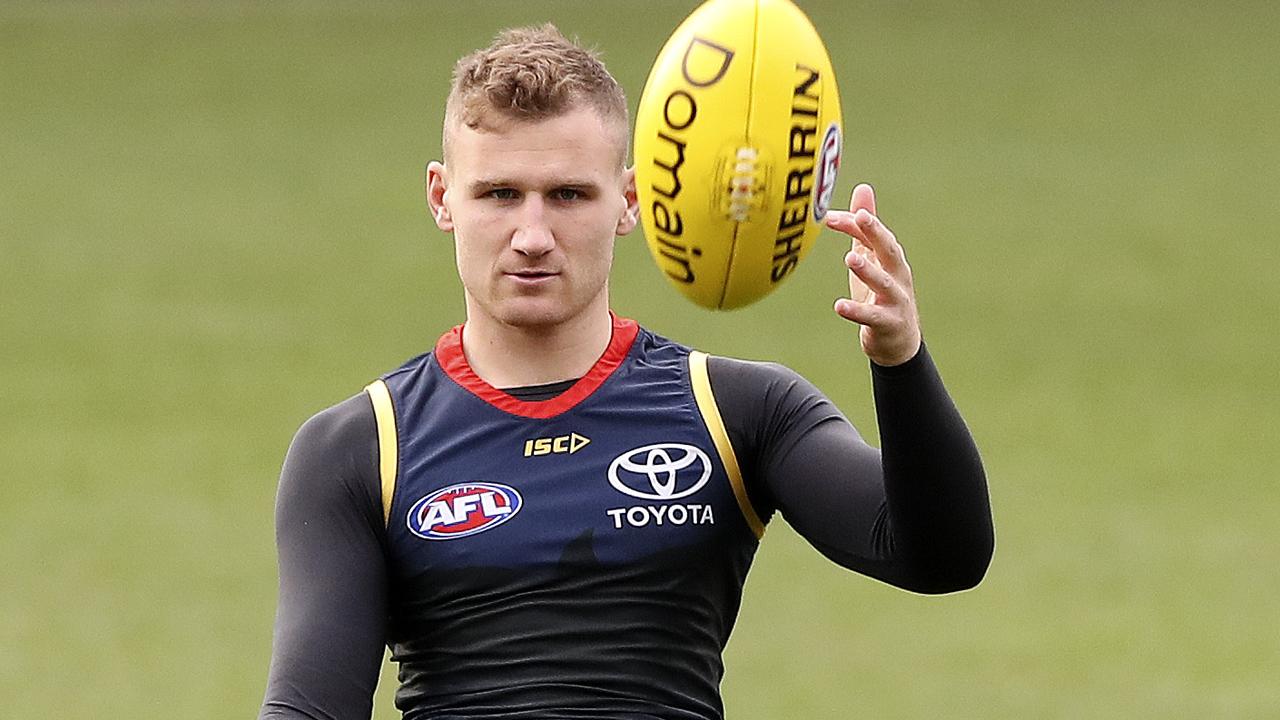 Adelaide Crows training at Adelaide Oval. Rory Laird. Picture: SARAH REED