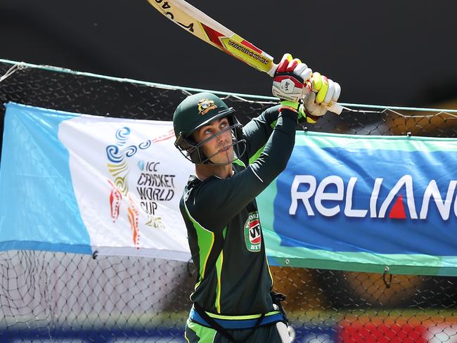 Big hitters like Glenn Maxwell will relish the small Eden Park boundaries. Picture: Phil Hillyard.