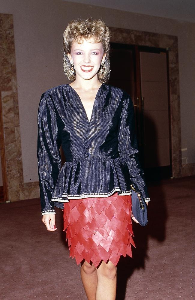  TV Week Logies 1987 - Kylie Minogue Off Stage. 