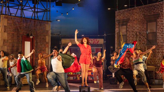 The cast of Sydney Opera House's production of In The Heights. Picture: Daniel Boud