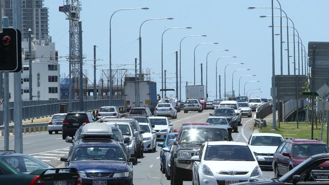 The Gold Coast is known for being busy on Christmas Eve.