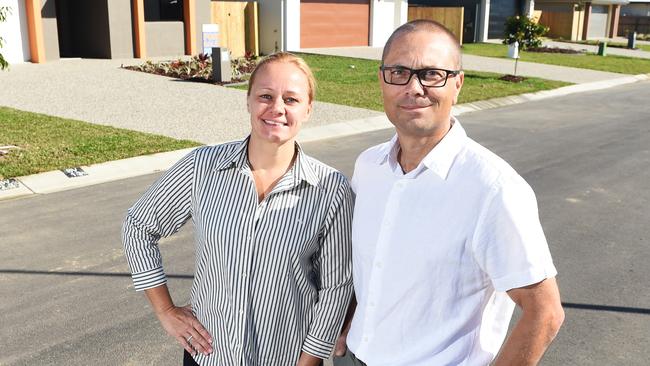 Annemarie and Frederik Kroymans at Pinecrest Estate. Mr Kroymans is behind Pinecrest – potentially the biggest masterplanned development ever undertaken in Cairns. Picture: Supplied