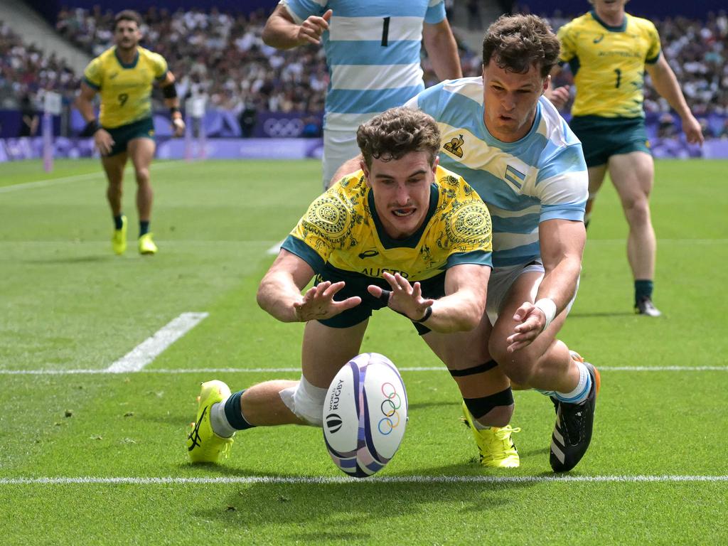 Every ticket to every session of Sevens at the 80,000 seat Stade de France stadium was sold out at the Paris Games. Picture: AFP