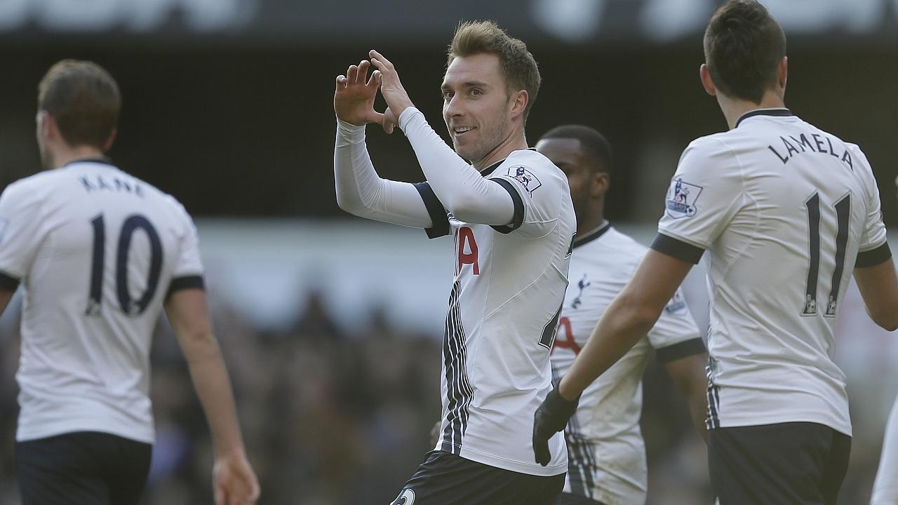 Eriksen double solidifies Spurs’ top four spot