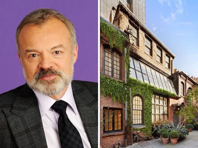 Inside Graham Norton’s $8.6m NYC home. Picture: Supplied; MW Studio for Corcoran via New York Post