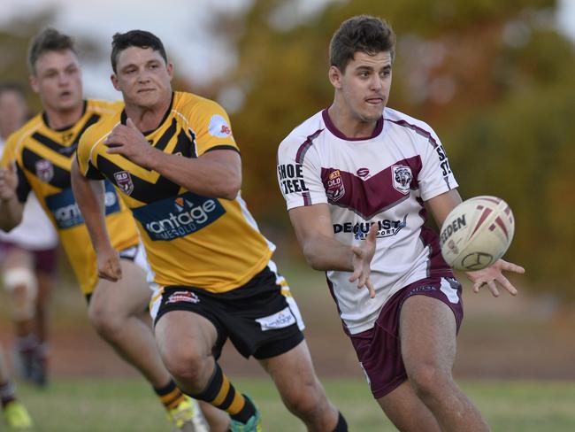 Trent Seeds in action for Bundaberg Bears.