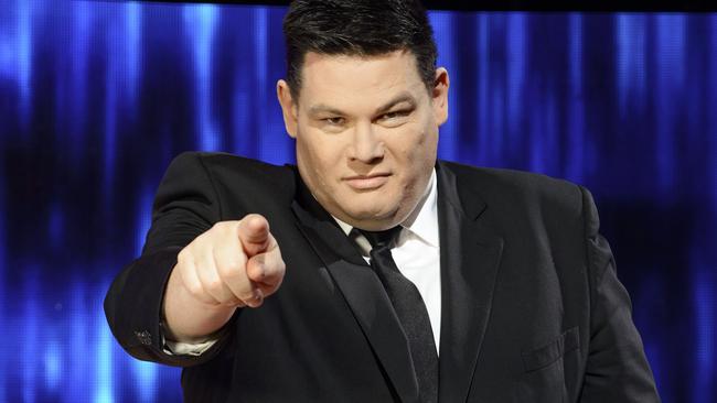 EMBARGOED SUN NOV29 TV COLUMN The Chase Australia's Mark 'the Beast' Labbett. Picture: Seven/Supplied.