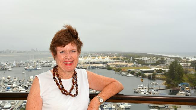 Main Beach Association leader Sue Donovan — furious with the State Government about not accepting council’s City Plan package.